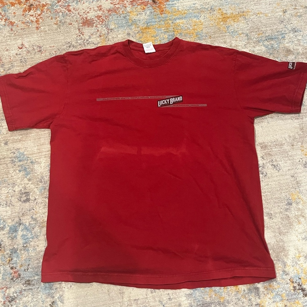 1990’s lucky brand military tshirt 3m